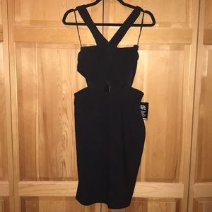 Express keyhole/peekaboo MIDI Dress Size Med NWT